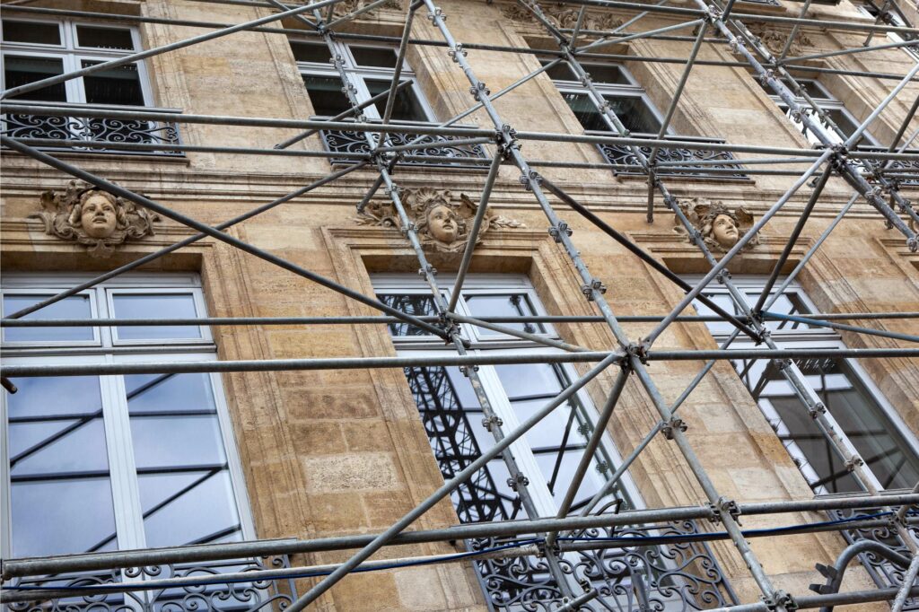 Ravalement de façade immeuble